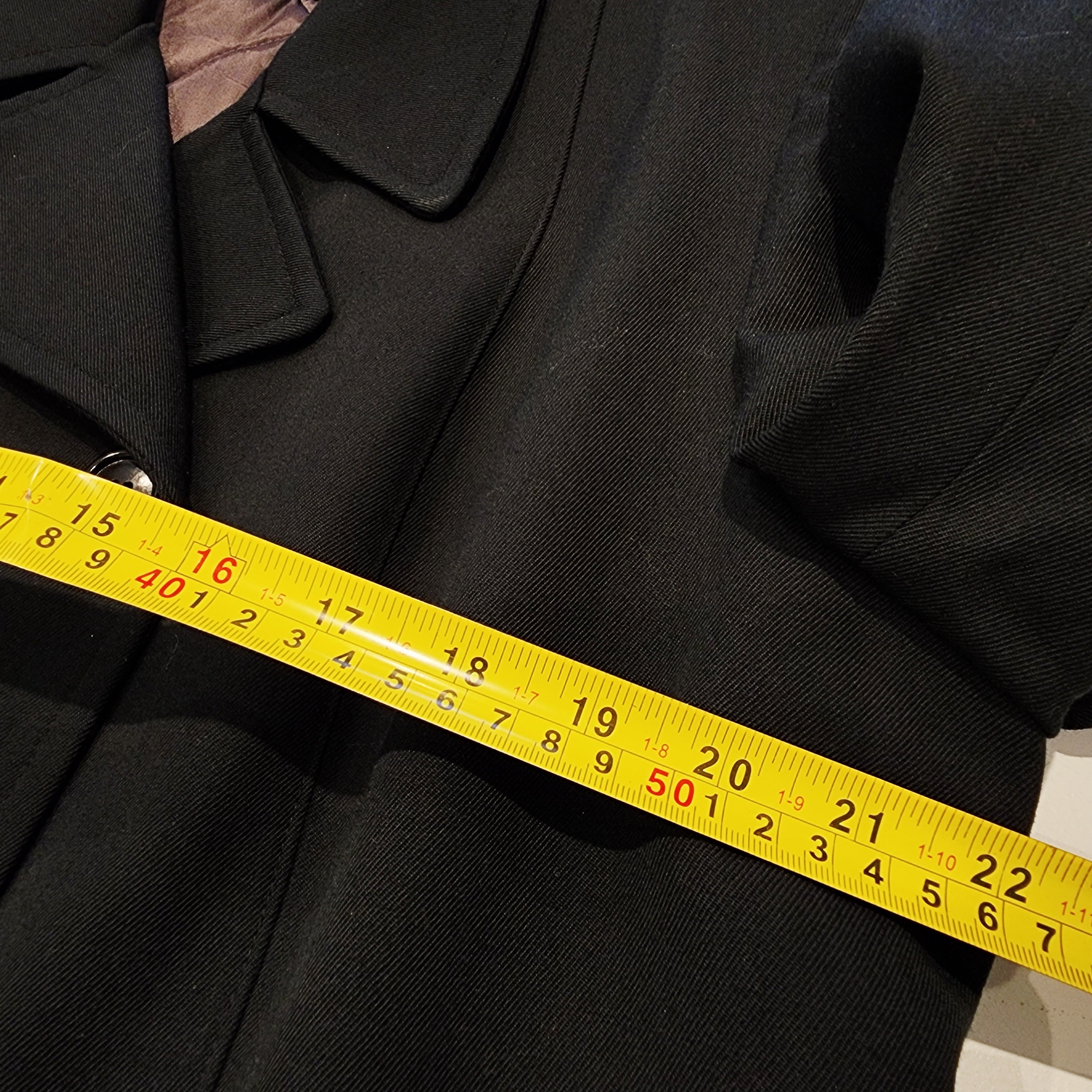 Wool Double Breasted sz L Military Belted Trench Coat Forest Green
