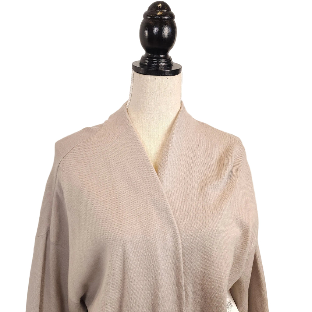 New Slate Gray 2XL Long Wrap Cardigan