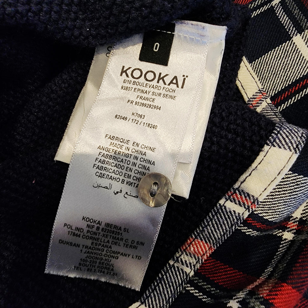 Sweater Shirt Combo XS Top Thermal Waffle Knit