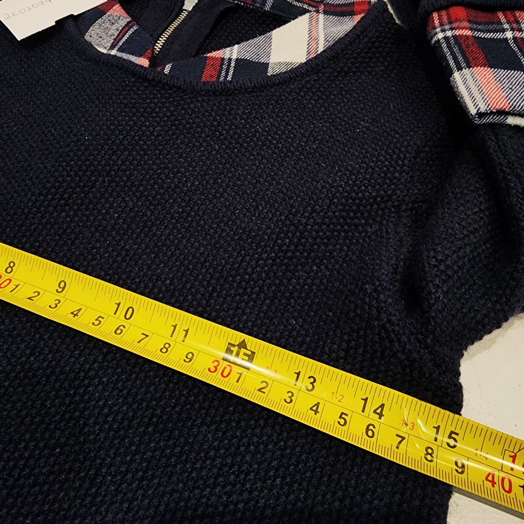 Sweater Shirt Combo XS Top Thermal Waffle Knit