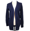 U2B Navy Blue Ribbed Sz Small Open Cardigan w/ Pockets