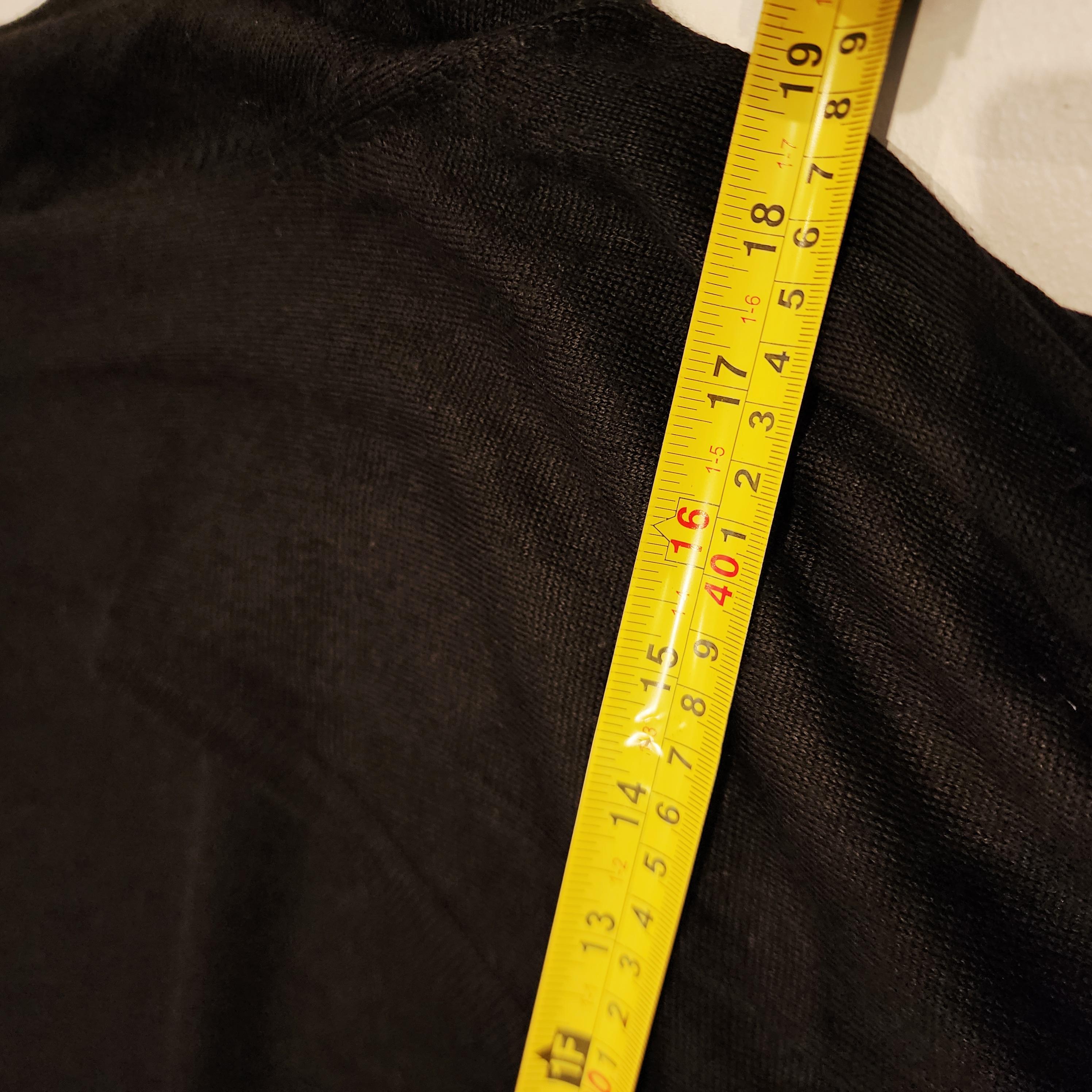 H&M Black Long Sleeved Sz Large Wrap Dress