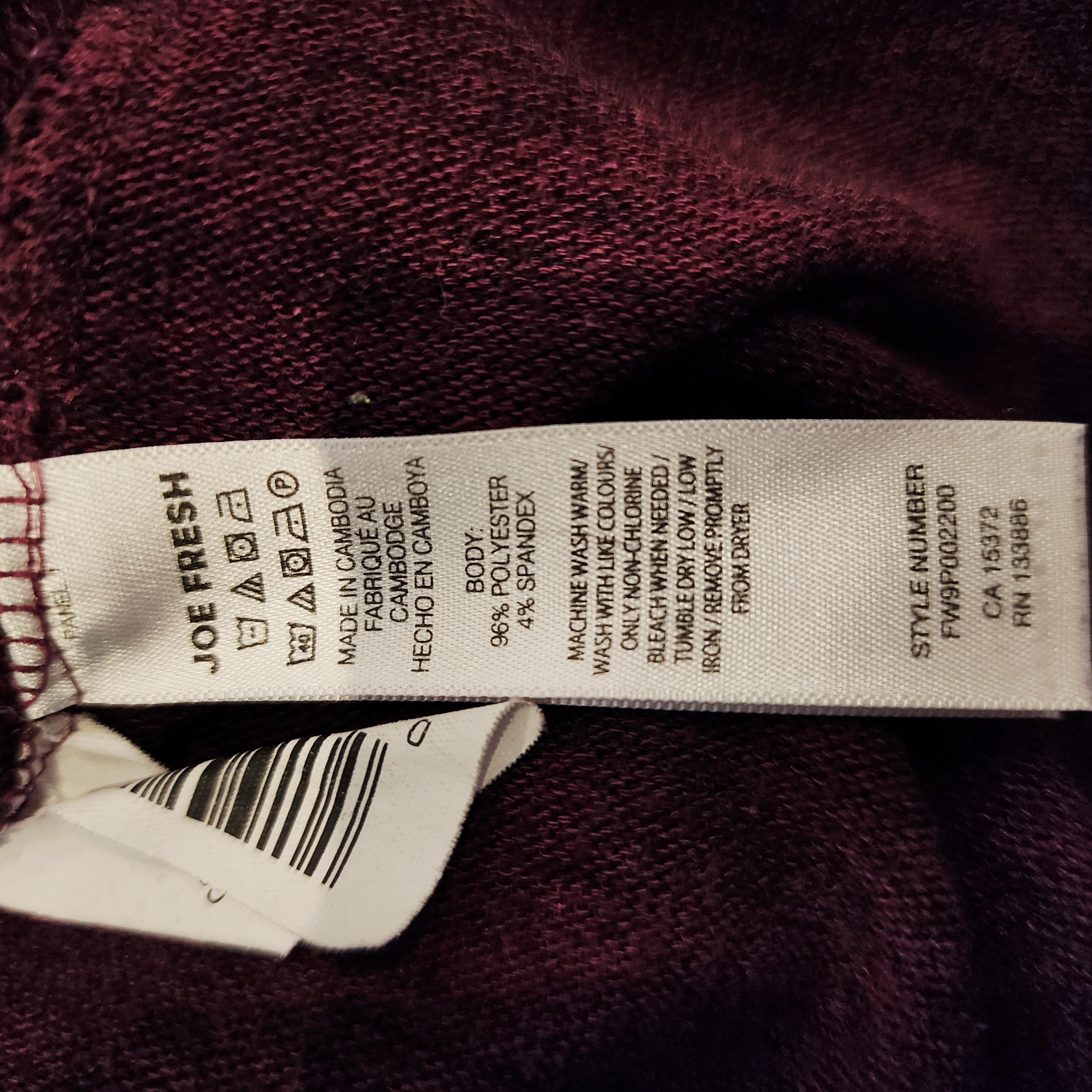 Purple 3XL Drawstring Cowl-Neck Purple Sweater