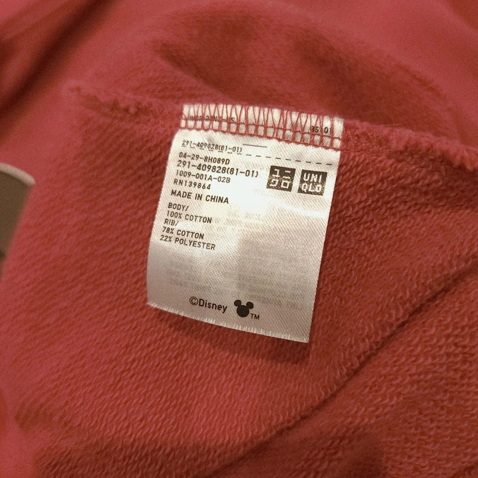UNIQLO x DISNEY sz S Hoodie Dress Pink Minnie