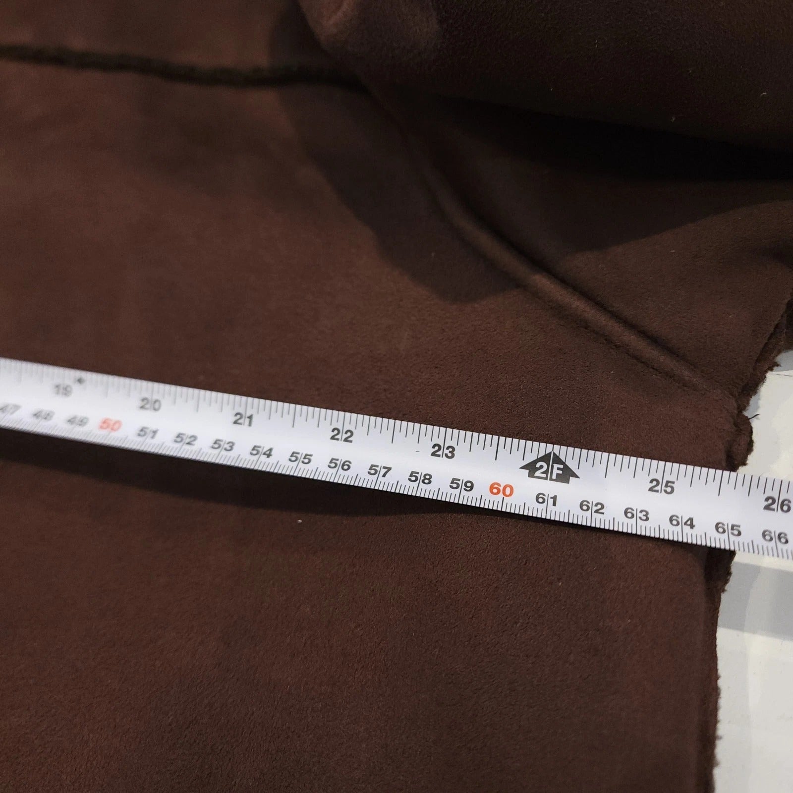 Addition-Elle Shearling Faux Fur Lining Chocolate Brown Mid-length Overcoat XL