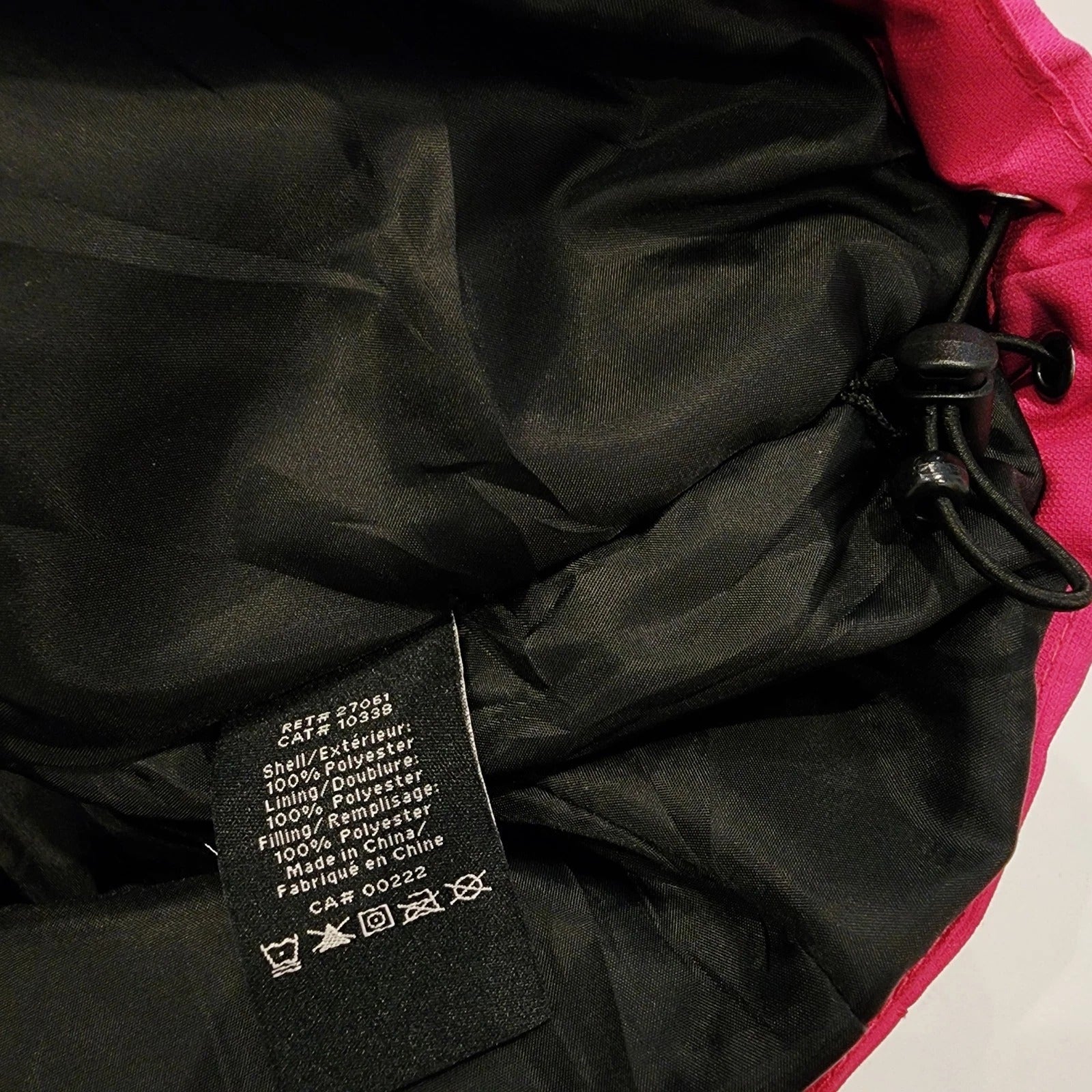 ALPINETEK Sz M Hooded Hot Pink Insulated Winter Jacket Full Zip