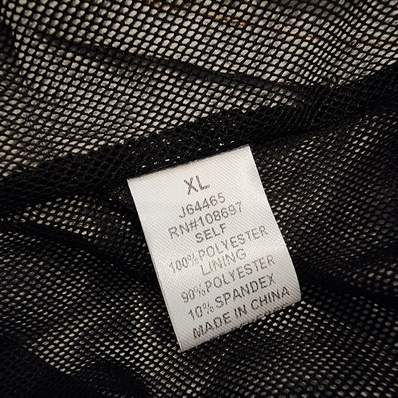 Sweet RAIN Metallic Gold XL Windbreaker Jacket Full Zip