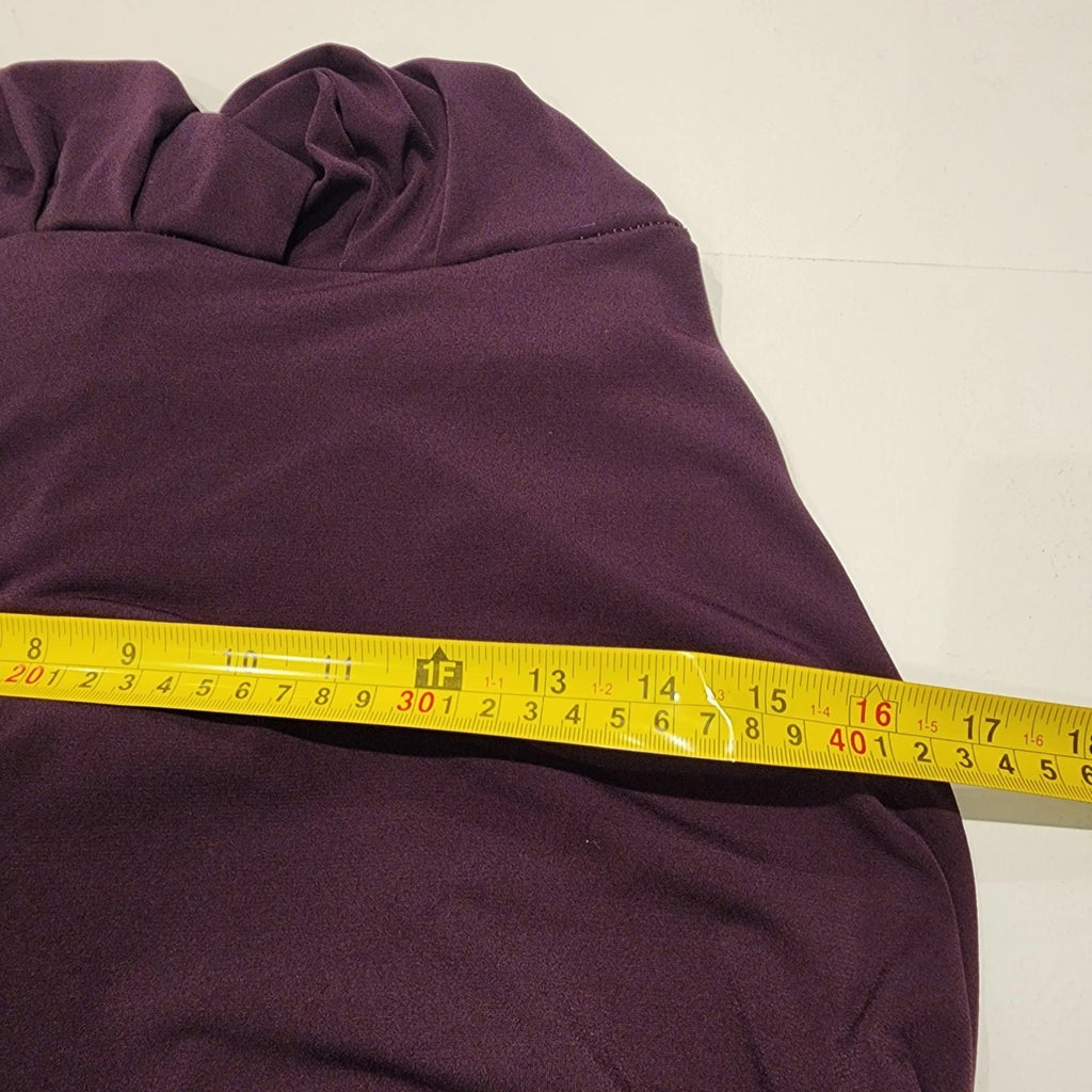 Von Vonni Deep Purple Formal Maxi Dress Sz Small