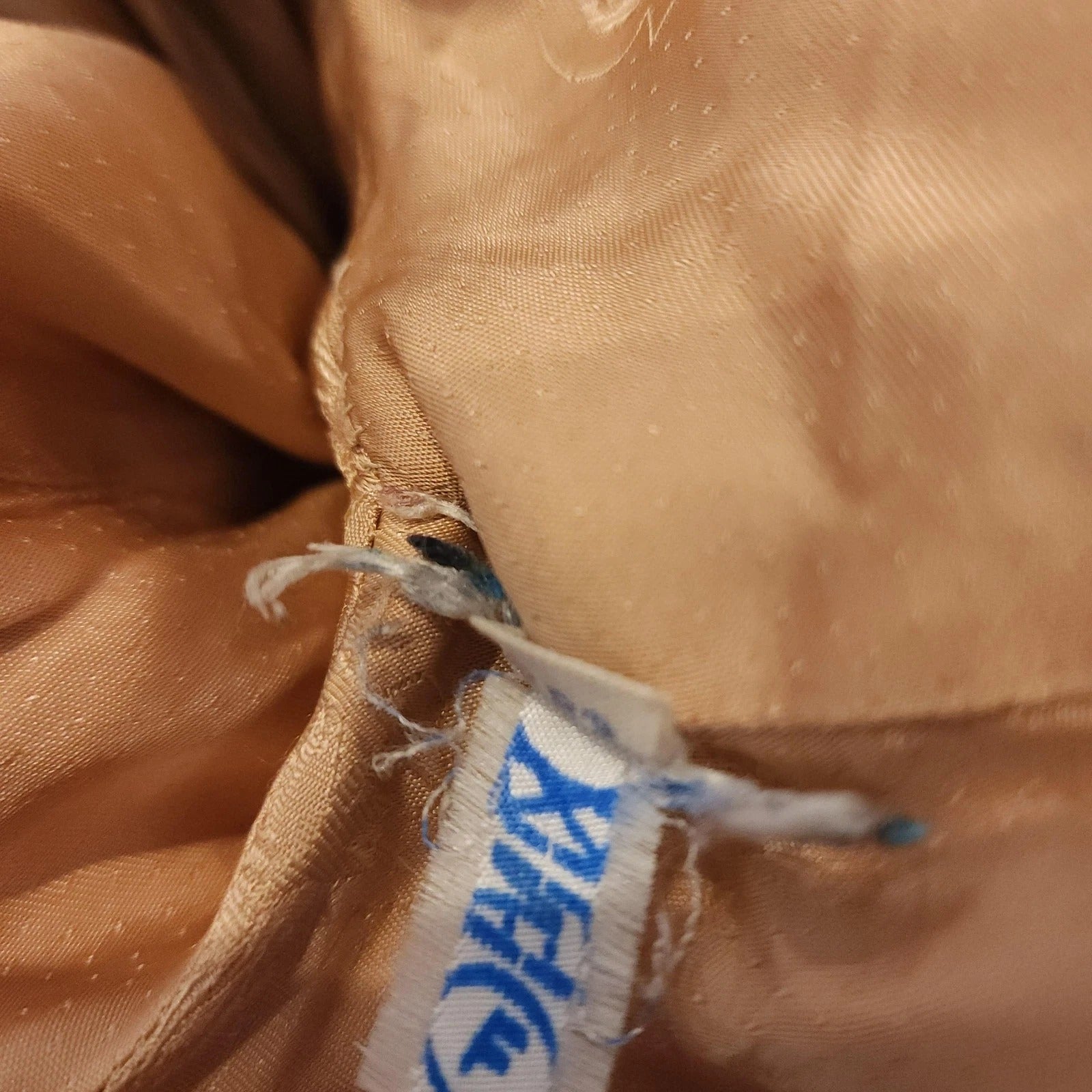 60's Vintage Hooded Plush Teddy Coat Golden Brown Faux Fur Coat Sz M