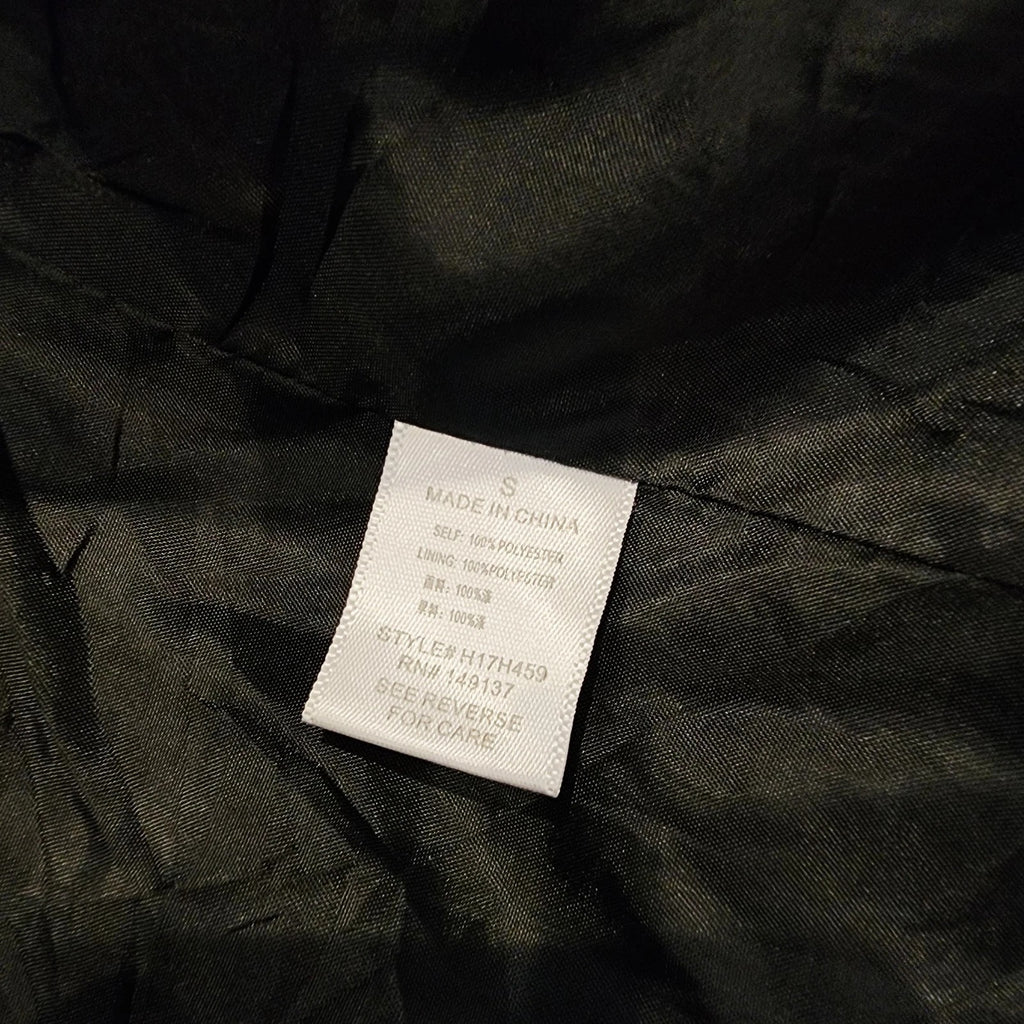 Onetheland Sz S Shaggy Faux Fur Jacket Black