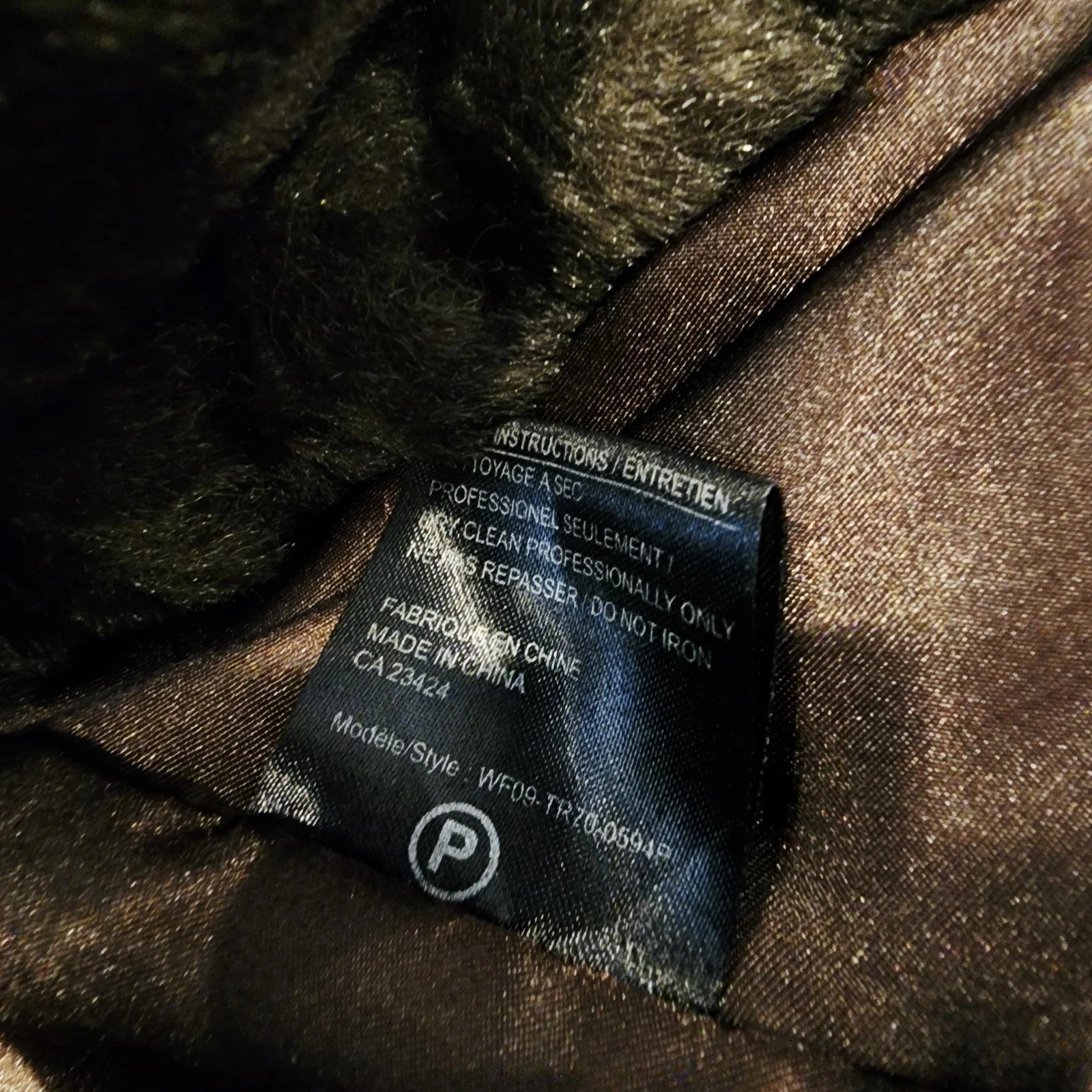 Tradition Velvet Charcoal Gray Faux Fur Knee-length Overcoat Sz L