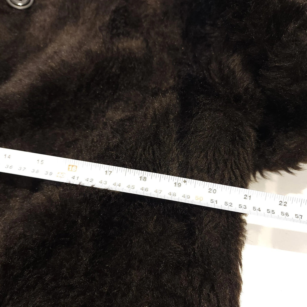 Vintage Faux Fur Sz L Brown Coat