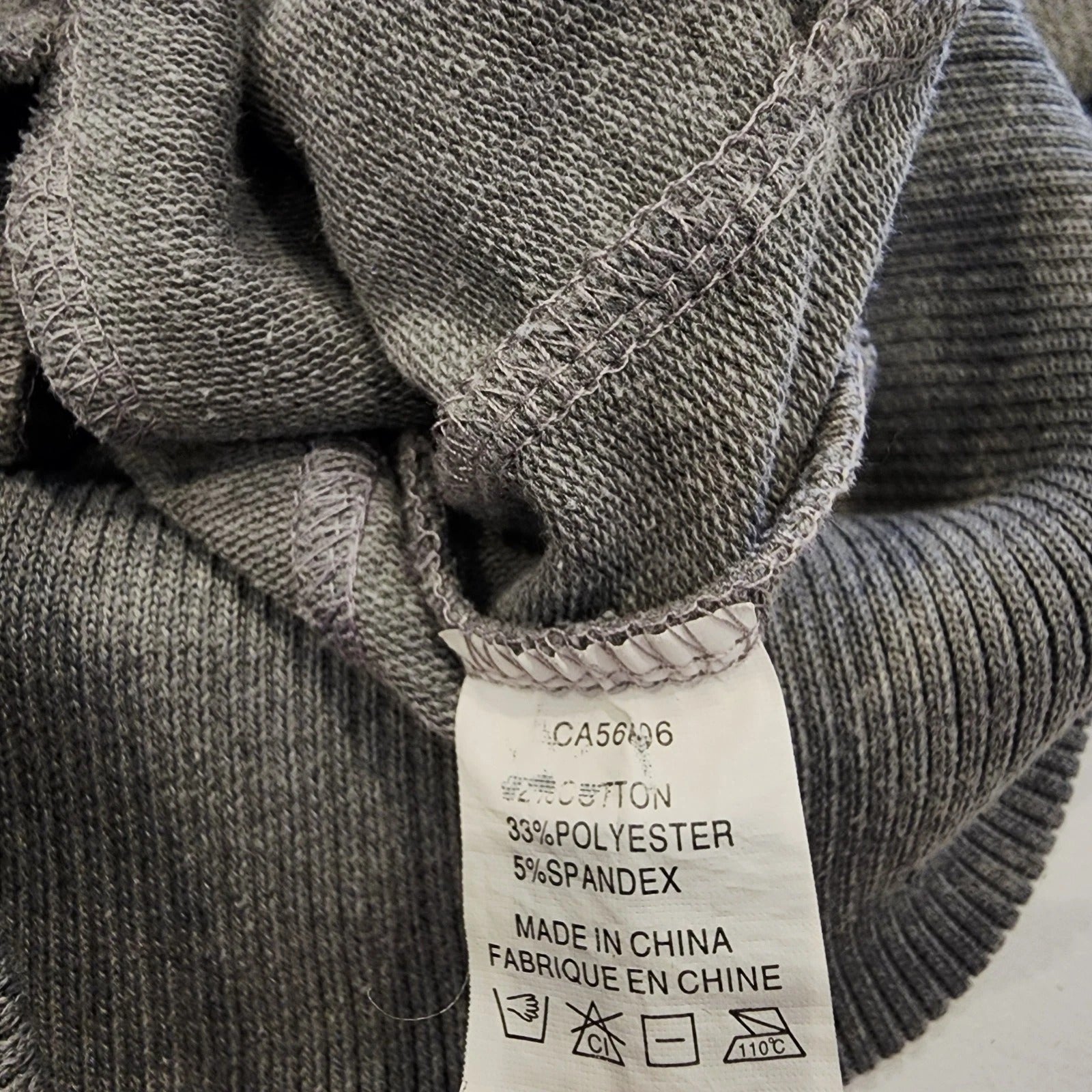 Katie Sz S Fitted Gray Buttoned Cozy Shacket Sweater w/ Brass Hardware