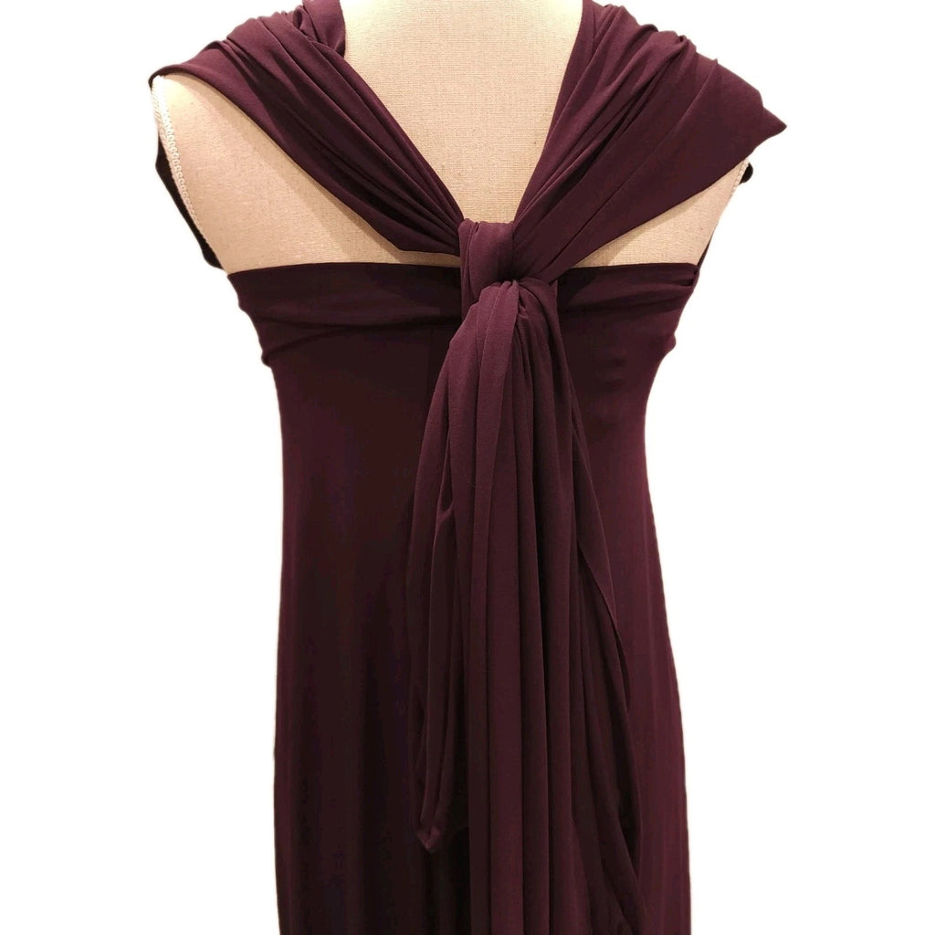 Von Vonni Deep Purple Formal Maxi Dress Sz Small