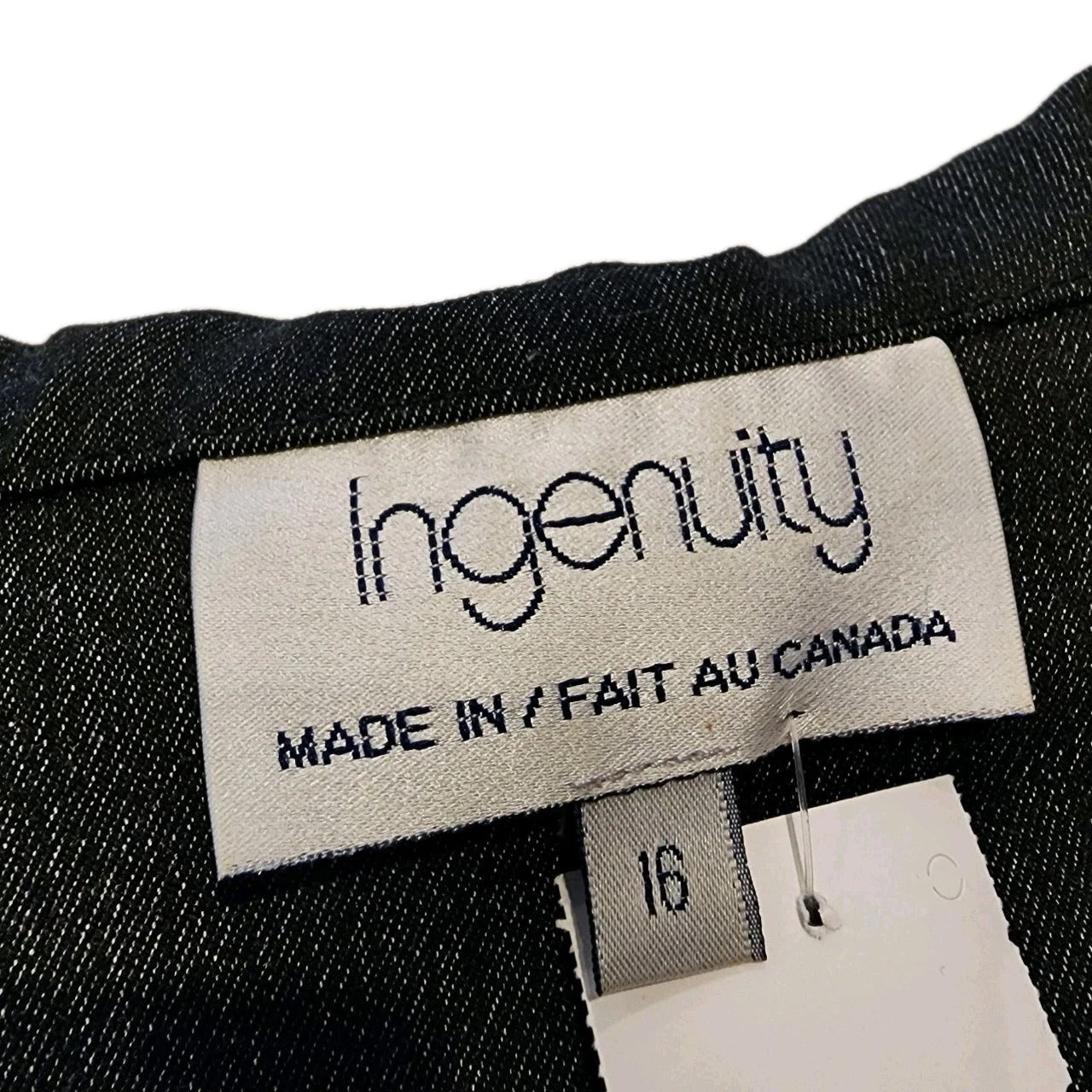 Ingenuity Skirt XL and Blazer Set Charcoal Gray Buttoned VINTAGE