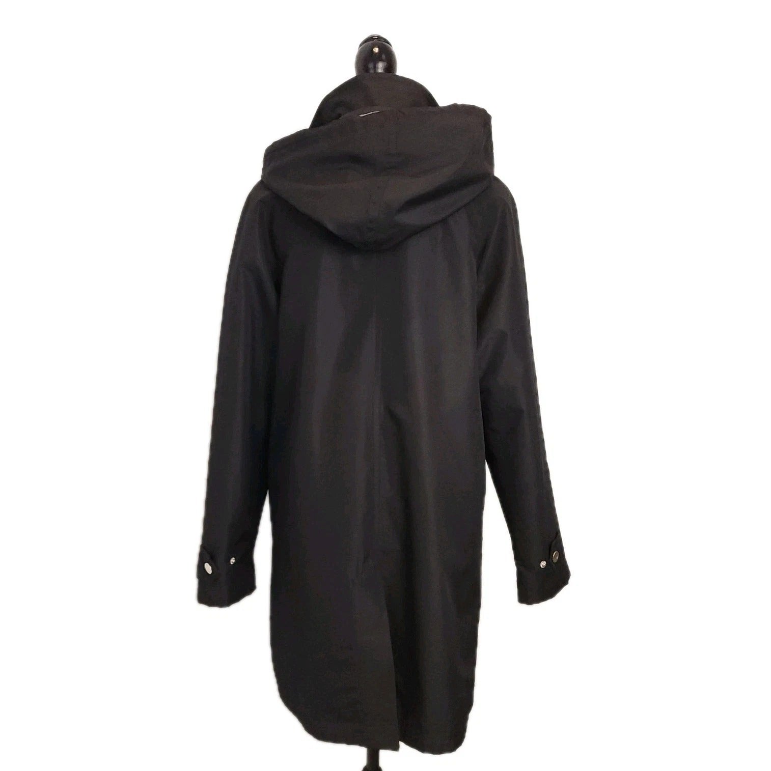 Denver Hayes Hooded Water Repellent Overcoat M Black