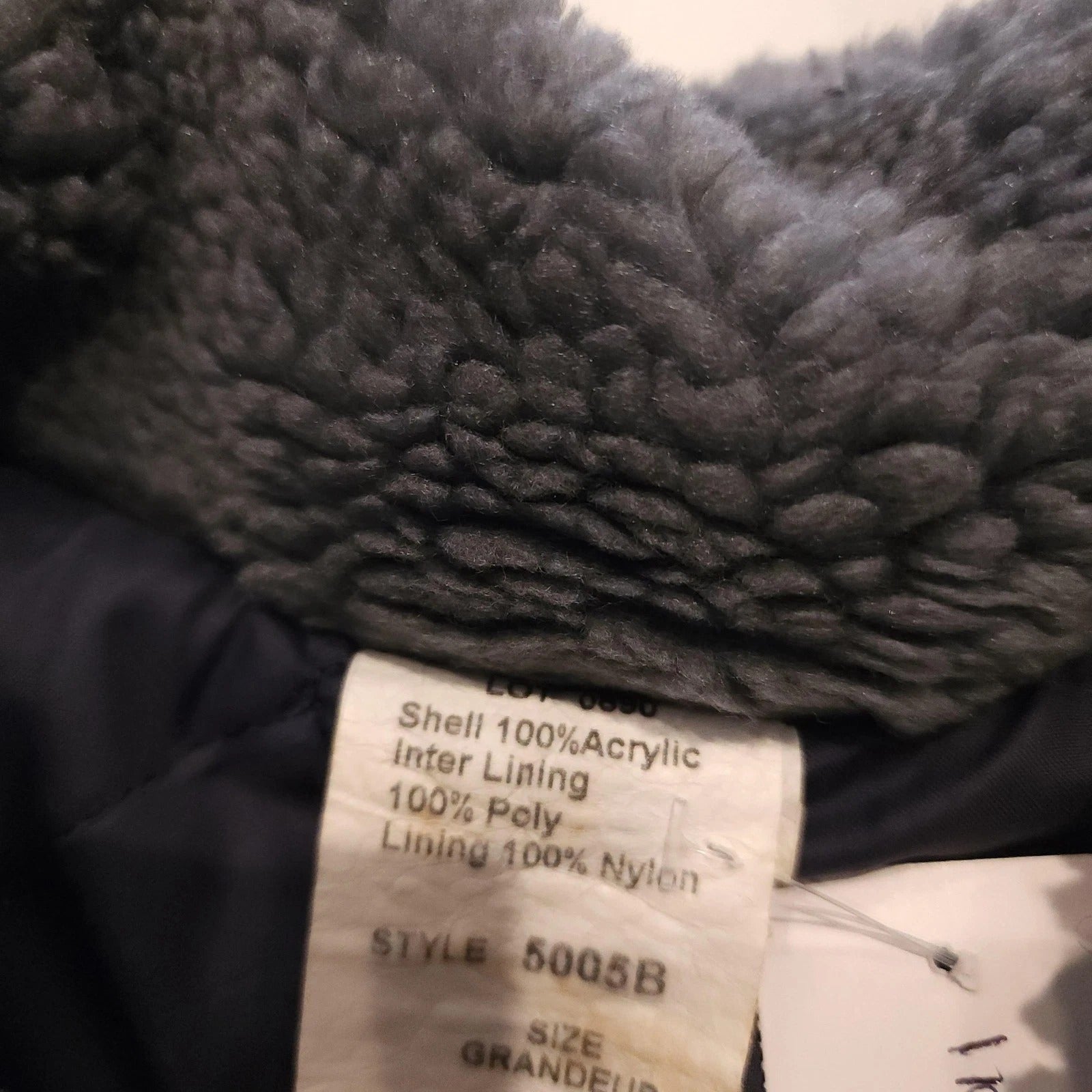 Vintage 90's Polar Bear Teddy Jacket Sz M Full Zip Blue