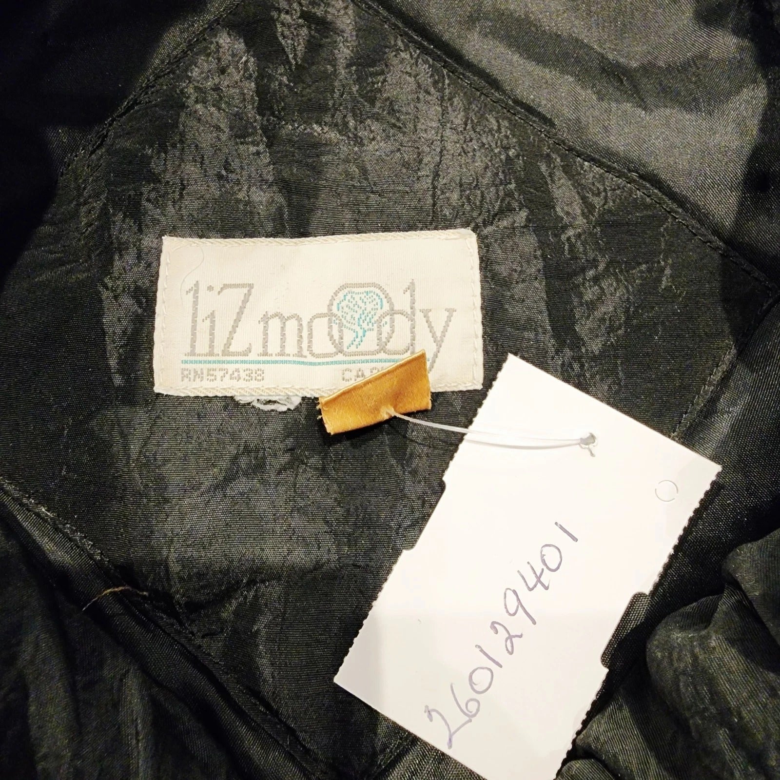 Liz Moody 3XL Vintage Padded Full-length Puffer Overcoat Black