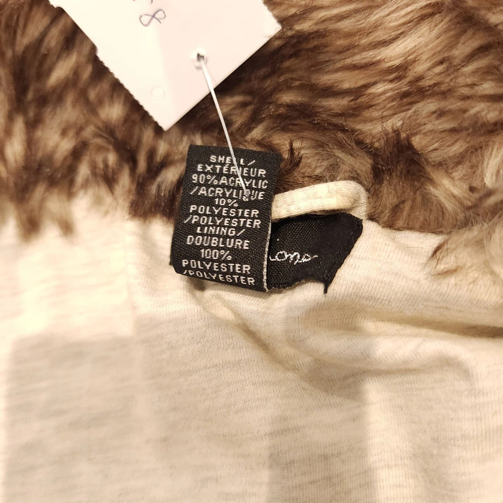 Seduction Sz S Brown Faux Fur Vest