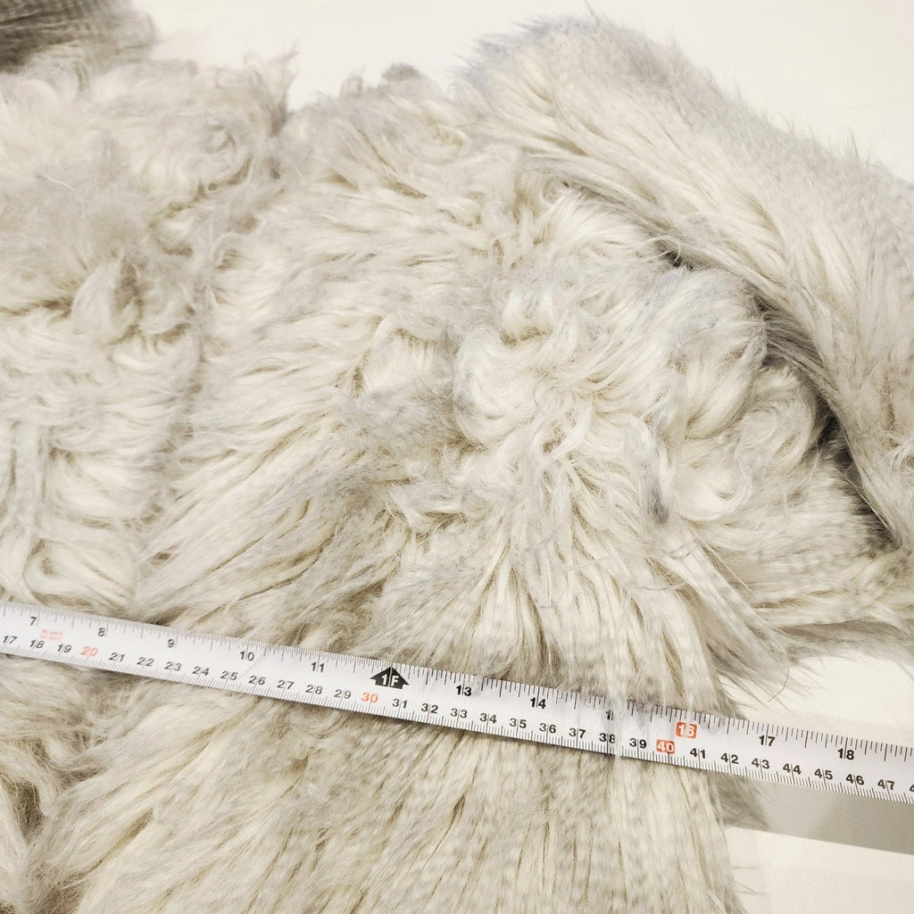 Abercrombie Kids Arctic White Long-haired Faux Fur Sz XL