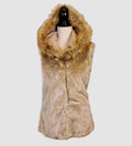 Oversized Hood with Faux Fur Golden Brown Jacket Liner Only Sz M