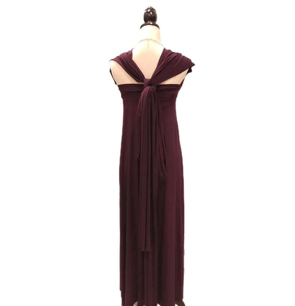 Von Vonni Deep Purple Formal Maxi Dress Sz Small