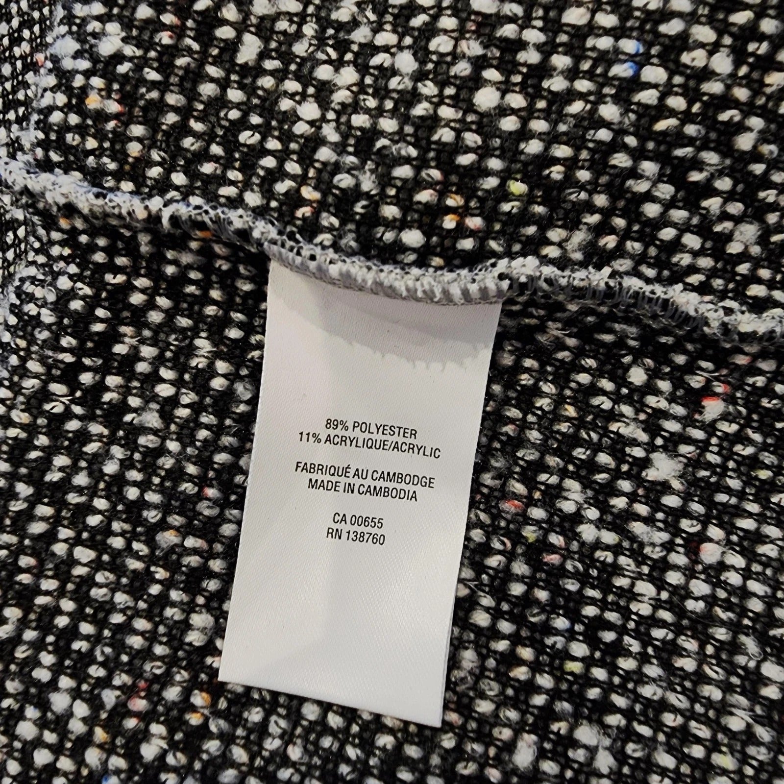Reitmans Speckled Teddy Coat 2XS Gray