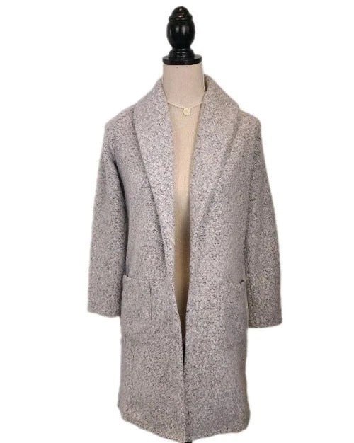 Reitmans Speckled Teddy Coat 2XS Gray