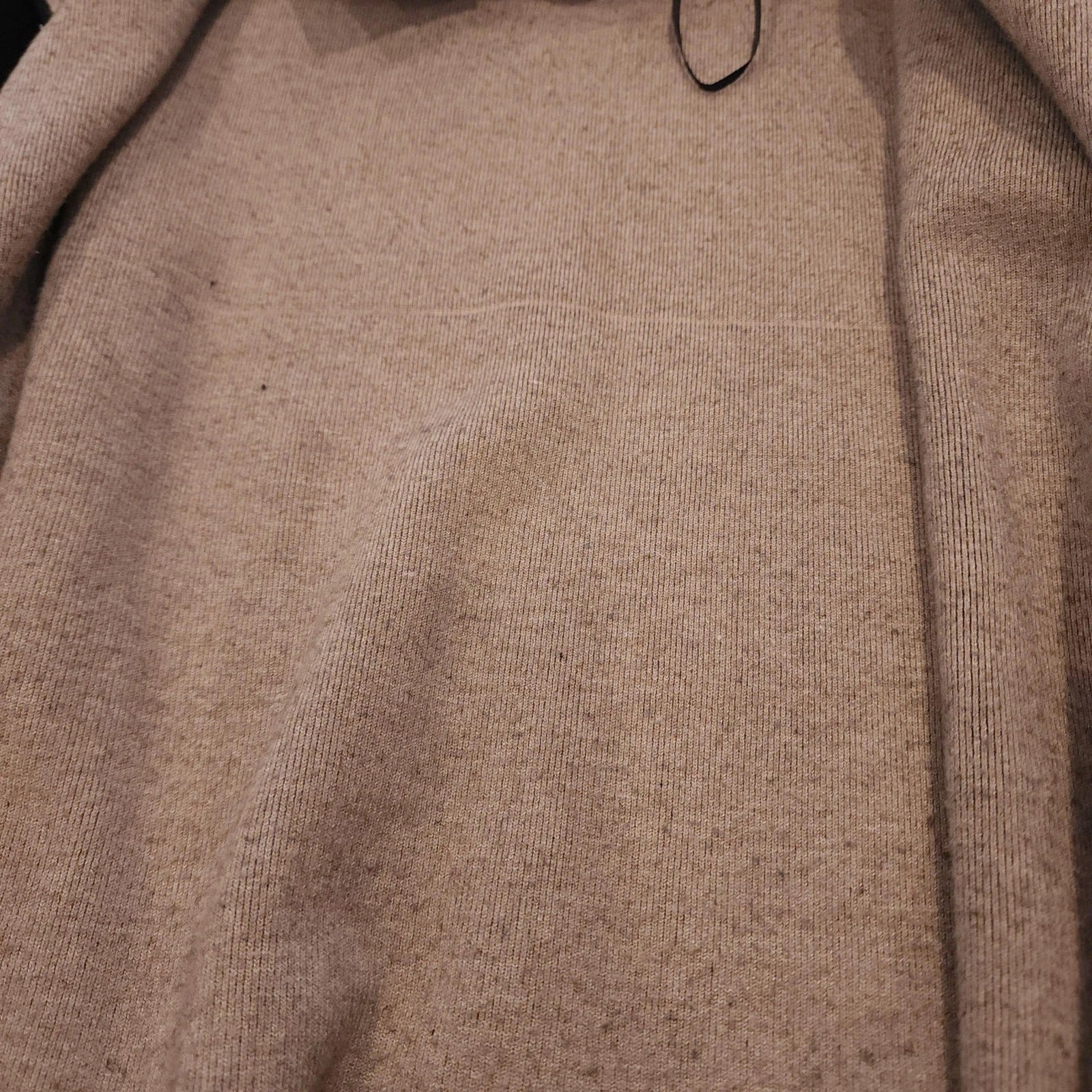 Zara Wide Lapel Black & Brown Sz Medium Knit Coat