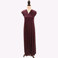 Von Vonni Deep Purple Formal Maxi Dress Sz Small