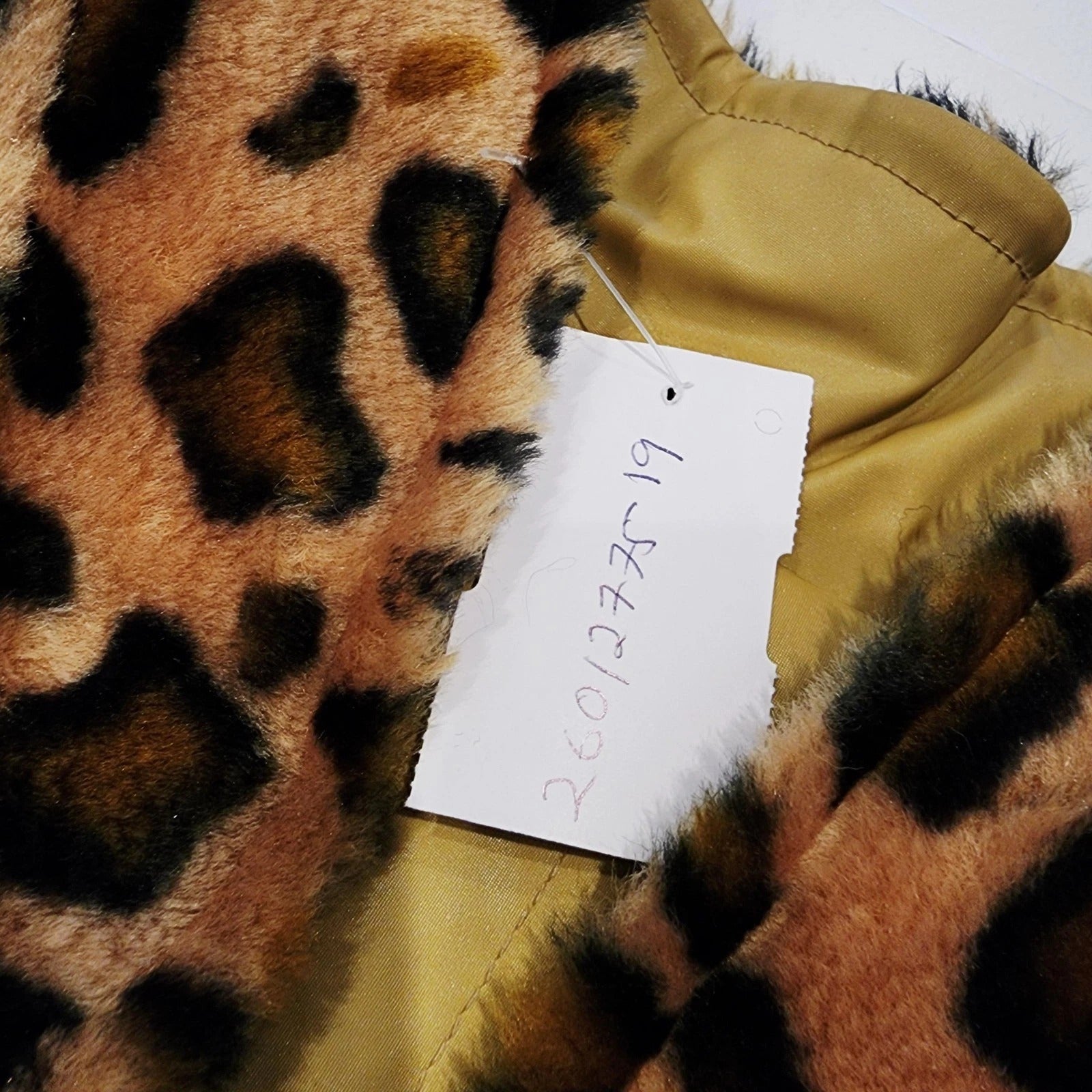 Leopard Print Reversible Luxe Faux Fur Vest Sz L Full Zip