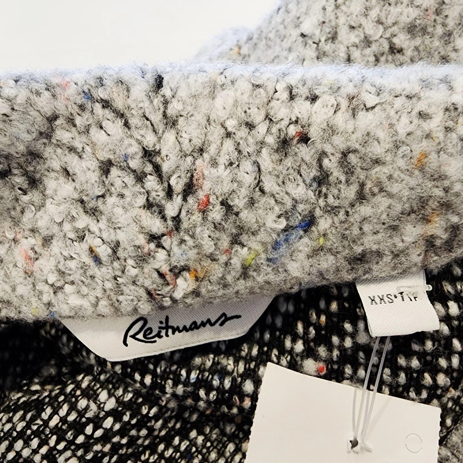 Reitmans Speckled Teddy Coat 2XS Gray